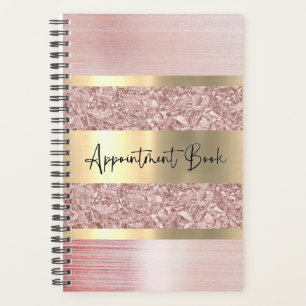 Compromisso Semanal do Planejador Rosa Shimmery