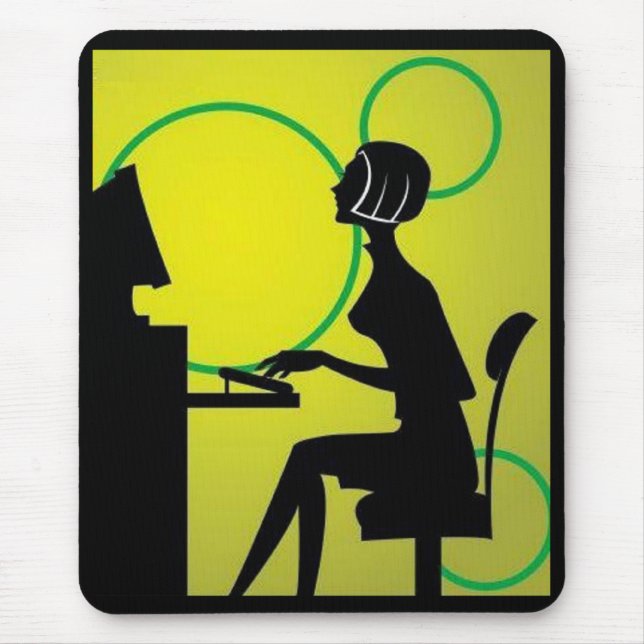 Computador Amor Mousepad (Frente)