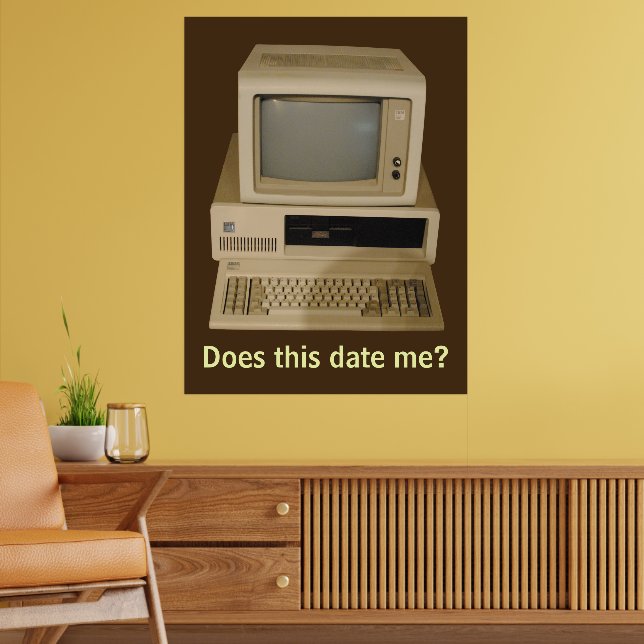 Computador antigo me dá Poster (Sala de Estar 2)
