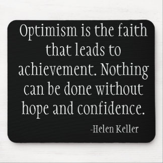 Computador preto Mousepad (Helen Keller)