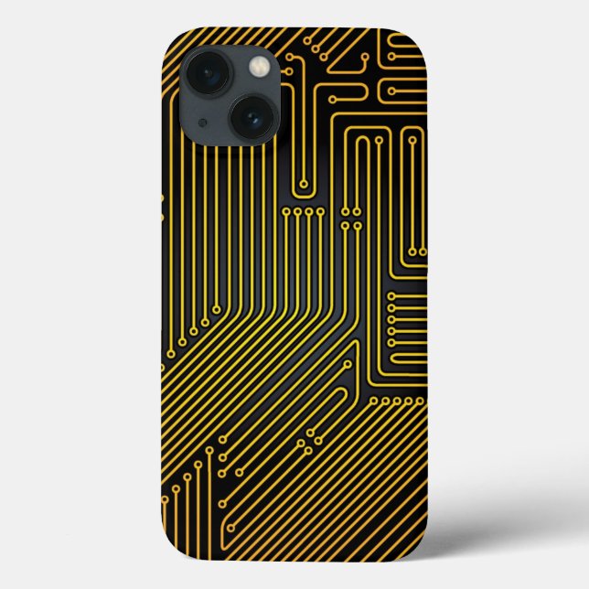 Computer circuit board pattern (Verso)