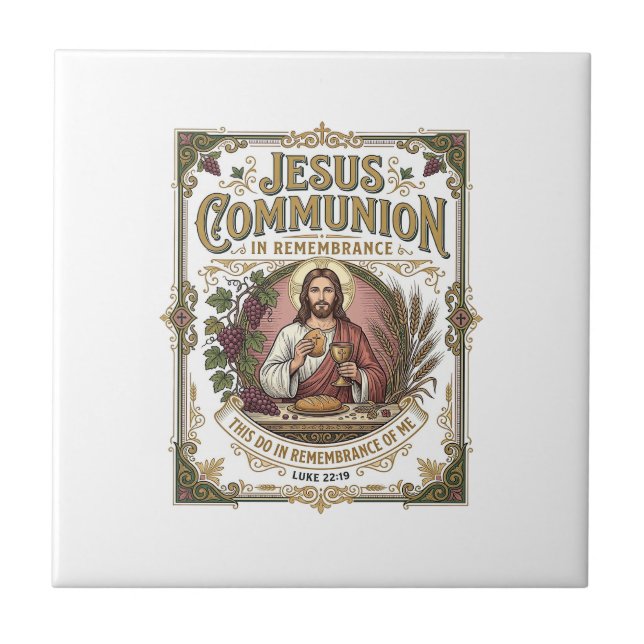 Comunhão de Jesus Comunhão de Jesus Fé Cristã Vi (Frente)