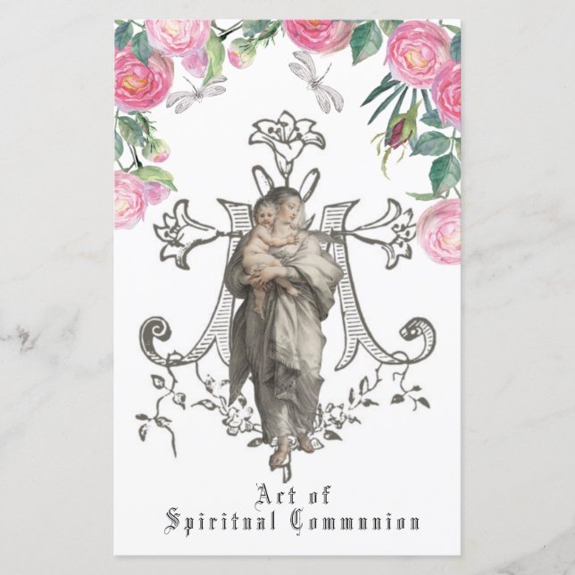 Comunhão Espiritual Religiosa Católica Maria Jesus (Frente)