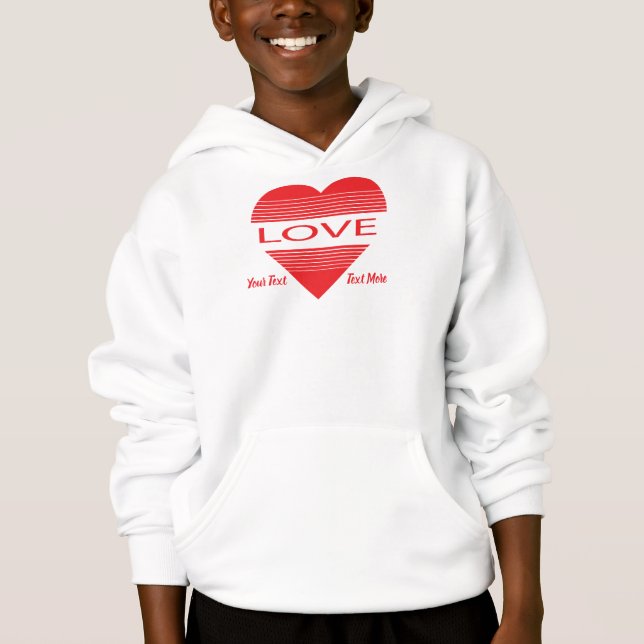 Conceito de design de amor e romance com elementos (Frente)