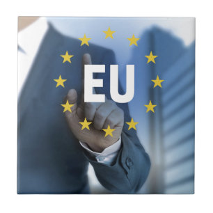 Conceito de ecrã táctil da União Europeia