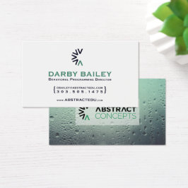 conceitos de abstrato de janela de água