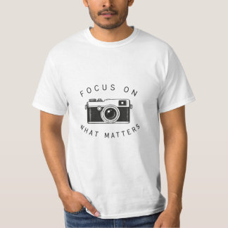 Concentre no que Importa | Camiseta Gráfica Origin