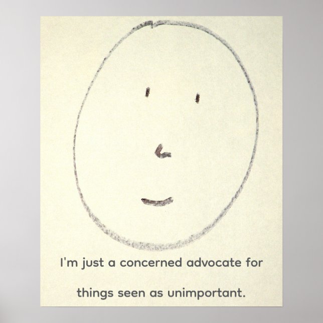 Concerned Advocate Poster (Frente)
