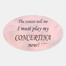 Concertina Voices diz que deve jogar adesivo oval