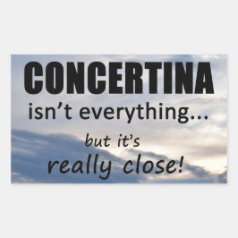 Concetina não é tudo um adesivo retangular