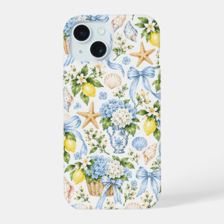 Concha Marinha & Flor de Limão Azul Costeira Coque