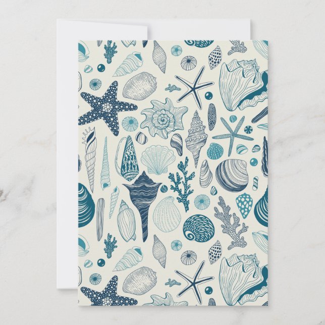 Conchas marítimas em branco (Frente)