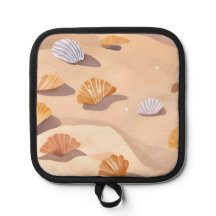 Conchas na Areia | Aquarela do Oceano da Praia