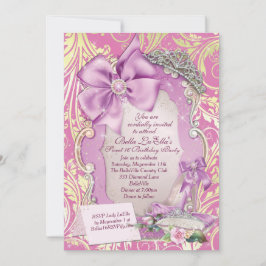 Concílio Fairytale Princesa Sweet 16 Convite