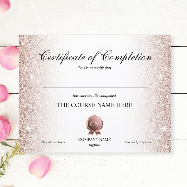 Conclusão do curso de Prêmio do certificado de con (Criador carregado)