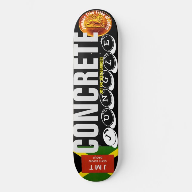 CONCRETO JUNGLE 8 1/4" skateboard Deck (Frente)