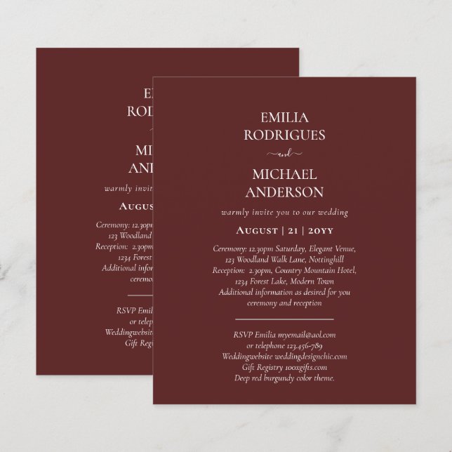 Concurso Caseiro Espanhol BILINGUAL Nuestra Boda (Frente/Verso)