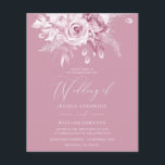 Concurso de Casamento de Orçamento Floral Rosa Dus<br><div class="desc">Concurso de Casamento de Orçamento Floral Rosa Dusty</div>
