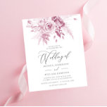 Concurso de Casamento de Orçamento Floral Rosa Dus<br><div class="desc">Concurso de Casamento de Orçamento Floral Rosa Dusty</div>