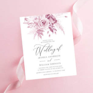 Concurso de Casamento de Orçamento Floral Rosa Dus