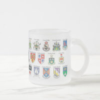 Condados da caneca do fosco de Ireland