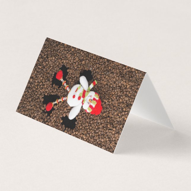 Condecoração do boneco de neve de Natal (Frente)