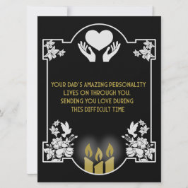 Condolências Mensagem Pai