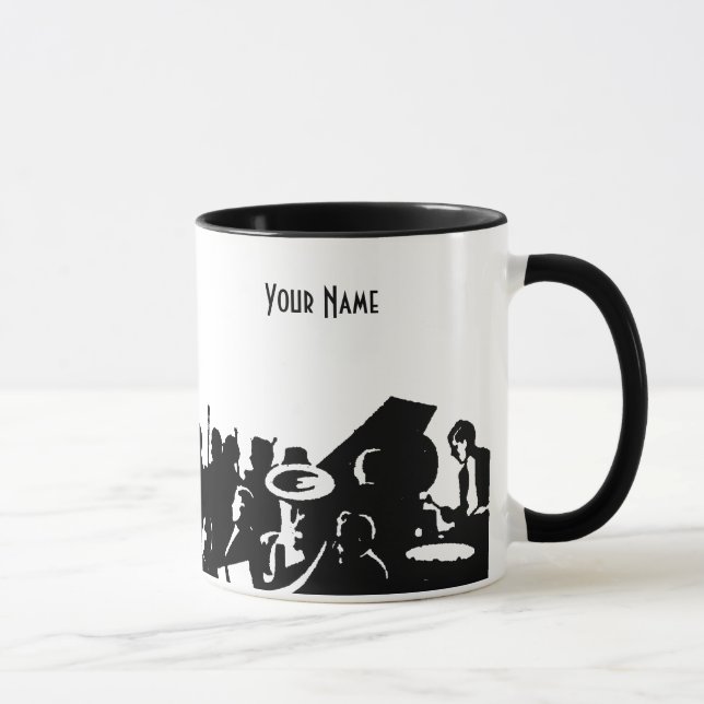 Conduzindo a música - caneca personalizada (Direita)