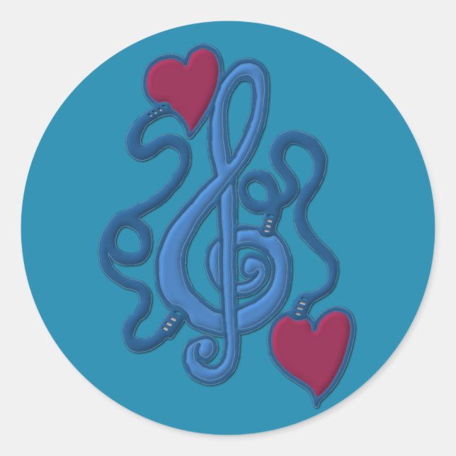 Conectado A Adesivos Music Blue Note (Frente)