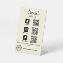 Conectar-se com o código QR da mídia social