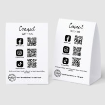 Conecte-se conosco Código QR de mídia social