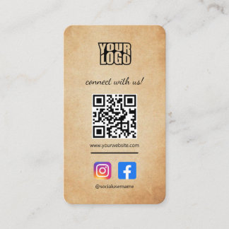 Conecte-se conosco com o Cartão de visita com as m