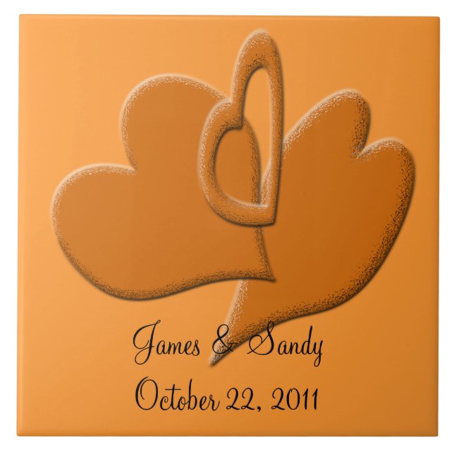 Conexão de Arte do Coração Laranja Laranja Laranja (Frente)