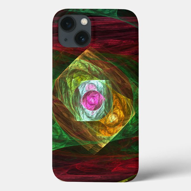 Conexões Dinâmicas Abstrato Art iPhone 6 Case (Verso)