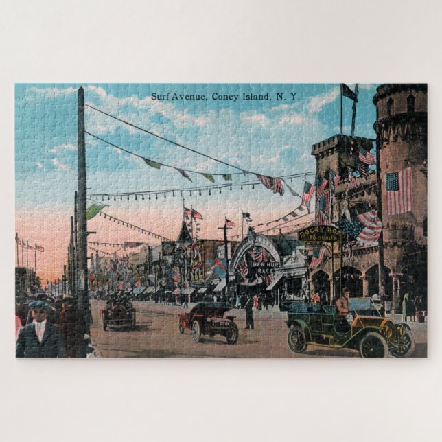 Coney Island Large Quebra-cabeça (Horizontal)