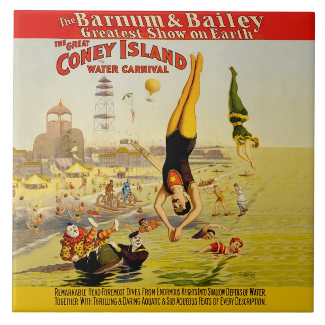 Coney Island Sideshow Poster (Frente)