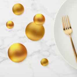 Confete de Mesa Dourado