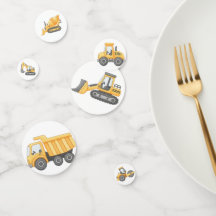 Confetes de Aniversário para Mesa de Construção | 