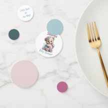 Confetes de Mesa Urso de Pelúcia Chás de Bebê