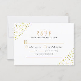 Confeti Dourado Falso Buffet Casamento RSVP