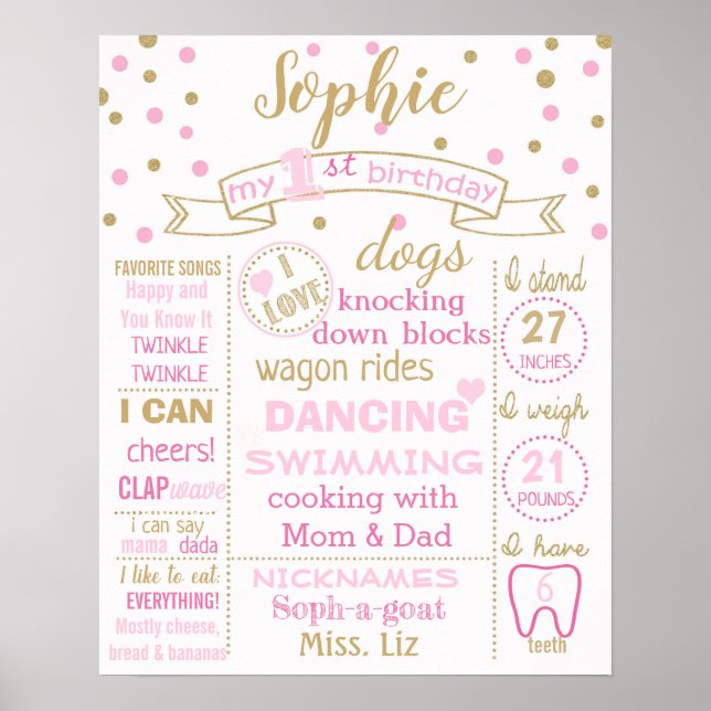 Confetti 11ª rua Cartaz de Aniversário poster (Frente)