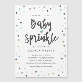 Confetti Azul-Cinto Tipo Bebê Suspirar Convite