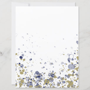 Confetti Blue Dourado