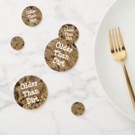 Confetti de Mesa de Sujeira Mais Velha