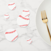 Confetti de Mesa Personalizável do Baseball Party