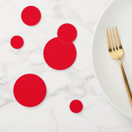 Confetti de Mesa Vermelha Simples