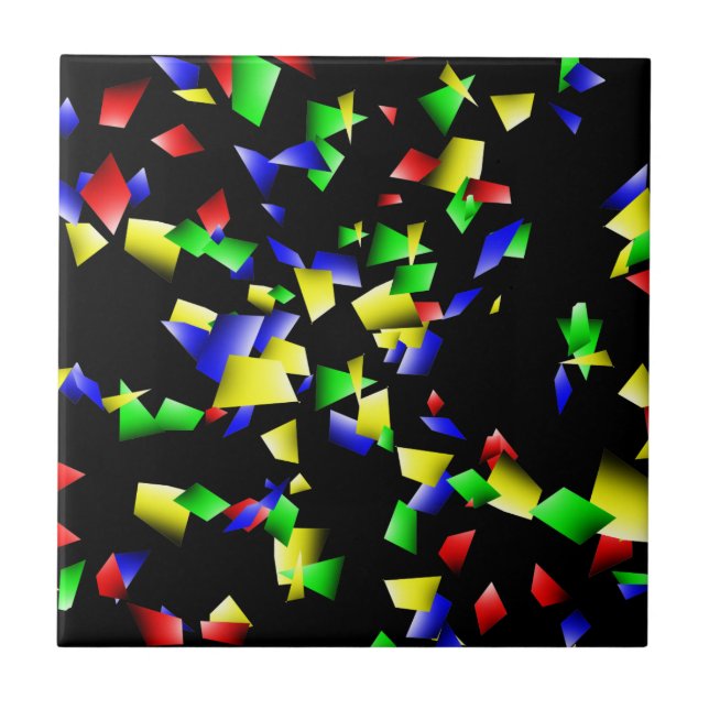 Confetti do Partido - Fundo Negro (Frente)