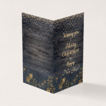 Confetti e design floral ouro