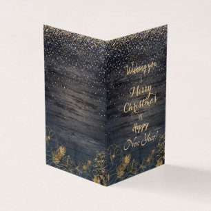 Confetti e design floral ouro