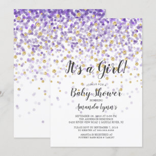 Confetti é um convite para Chás de fraldas